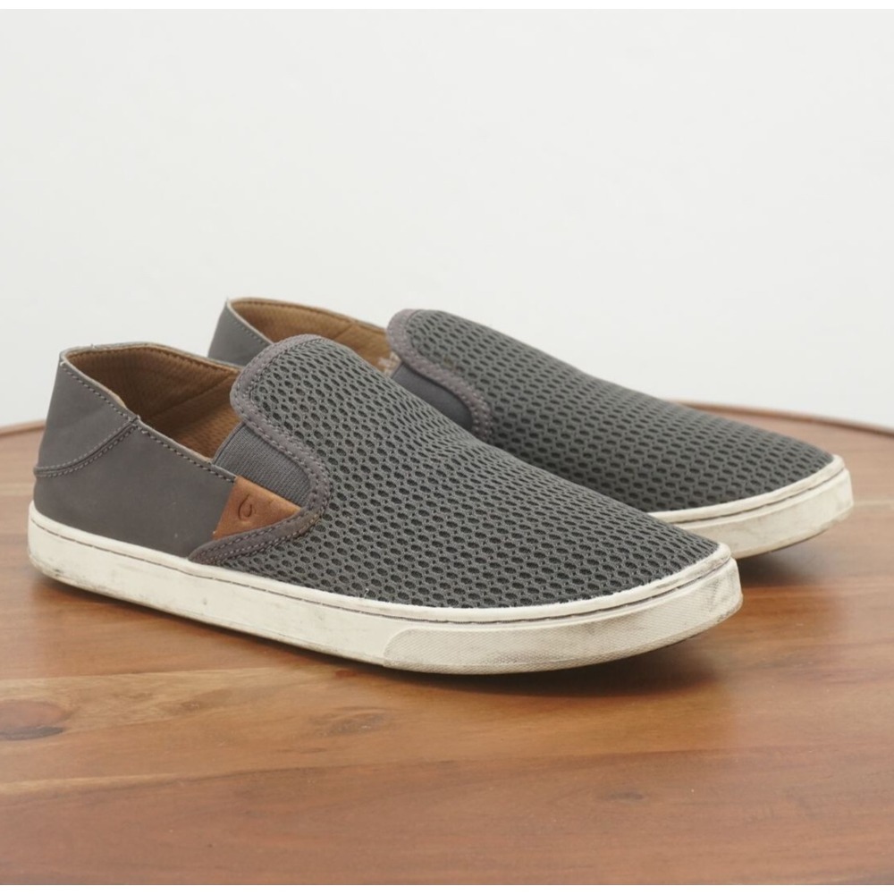 OluKai Gray Slip-On Sneakers